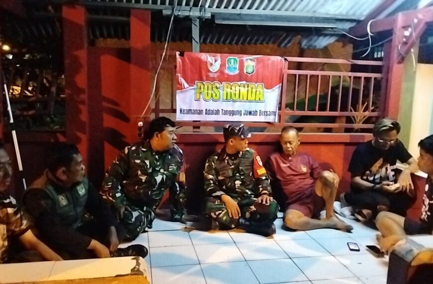 Maung TNI Menyusuri Malam, Babinsa Koramil 01/Kranji&hellip;