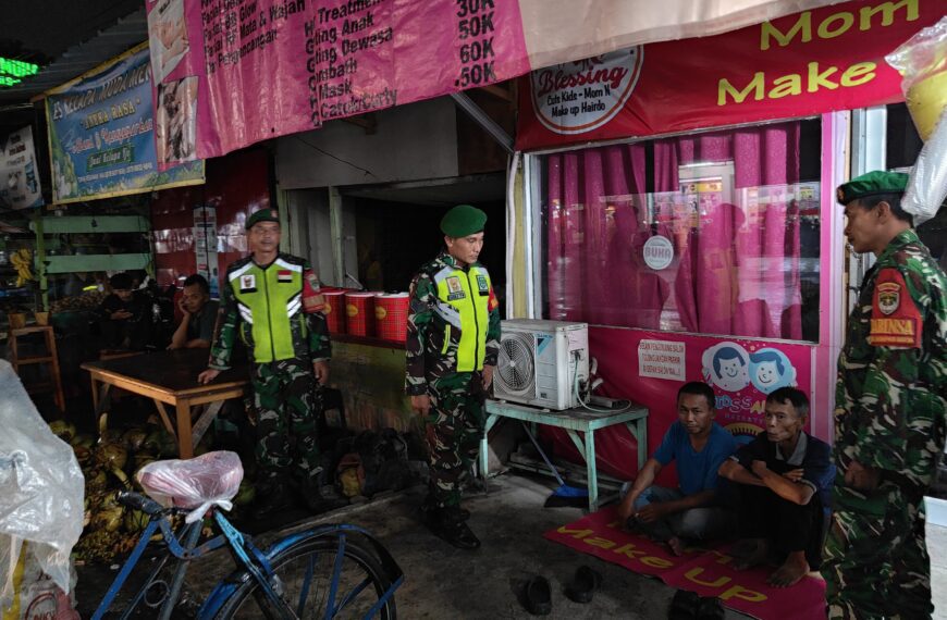 Personil Babinsa Koramil 01/Kranji Gelar Patroli Rutin,…