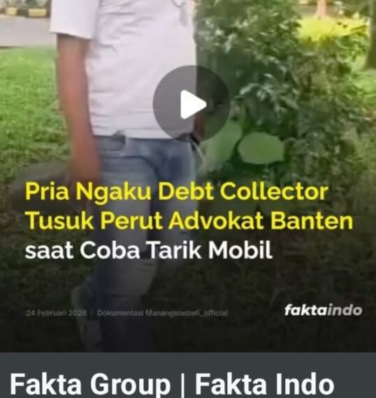 Debt Collector Penusuk Advokat di Tangsel Diamankan Polda…