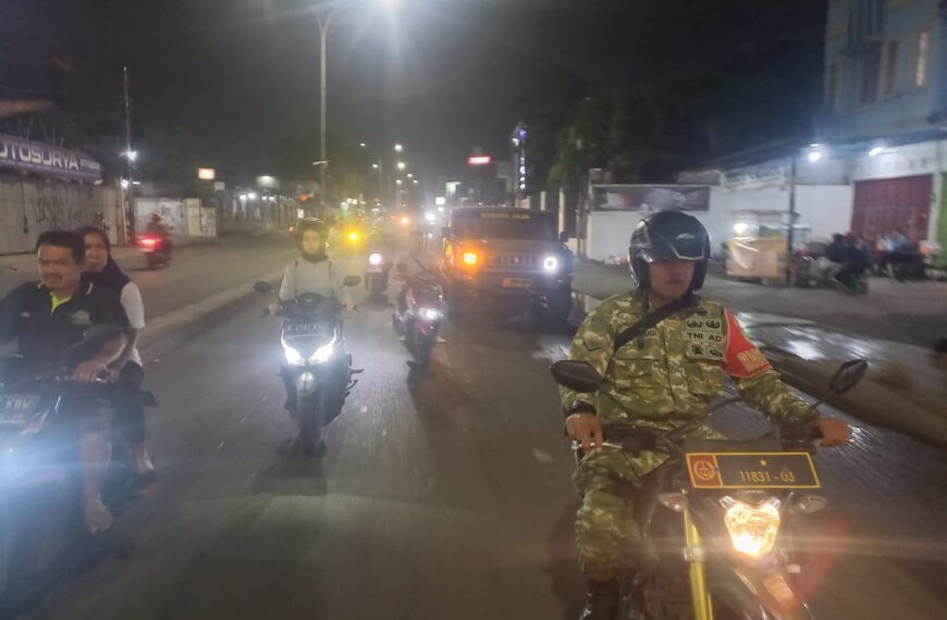 Sinergi Tiga Pilar, Koramil 04/Jati Asih Gelar Patroli Gabungan Malam&hellip;