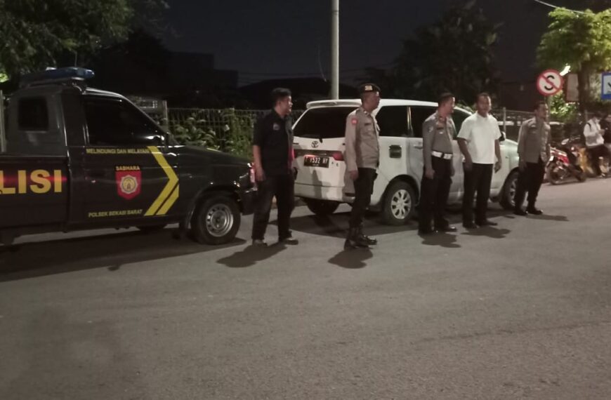 Polsek Bekasi Barat Gelar Patroli Skala Besar, Pastikan…