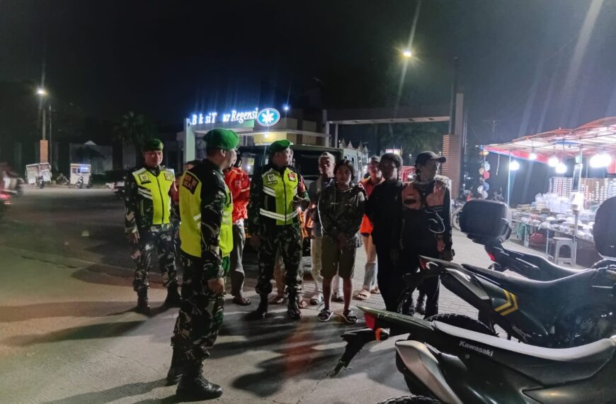 Patroli Gabungan Koramil 05/Bantar Gebang dan Linmas…