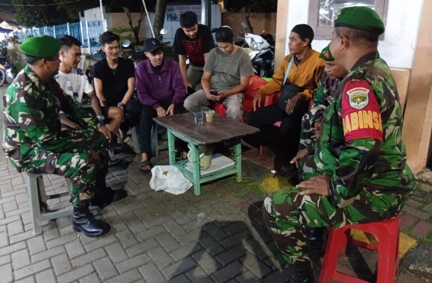 Perkuat Kamtibmas Wilayah, Koramil 05/Bantar Gebang Bersama Polsek&hellip;