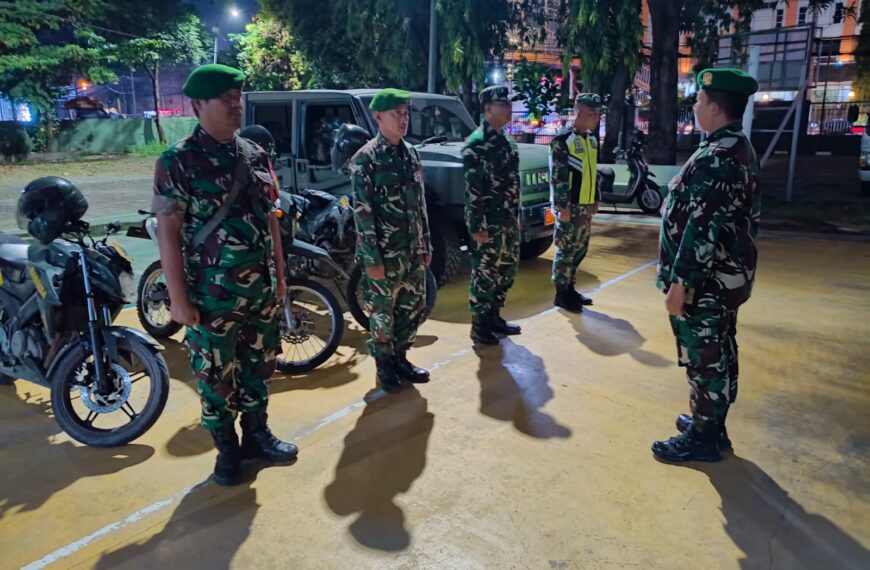 Patroli Humanis Namun Tegas, Koramil 01/Kranji Susuri&hellip;