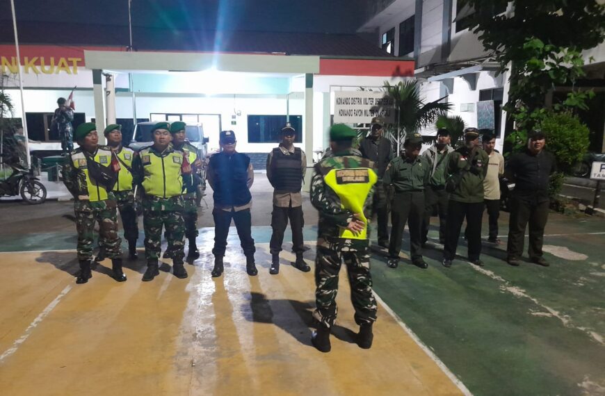 Sinergitas TNI–Polri dan Linmas, Koramil 01/Kranji Gelar…