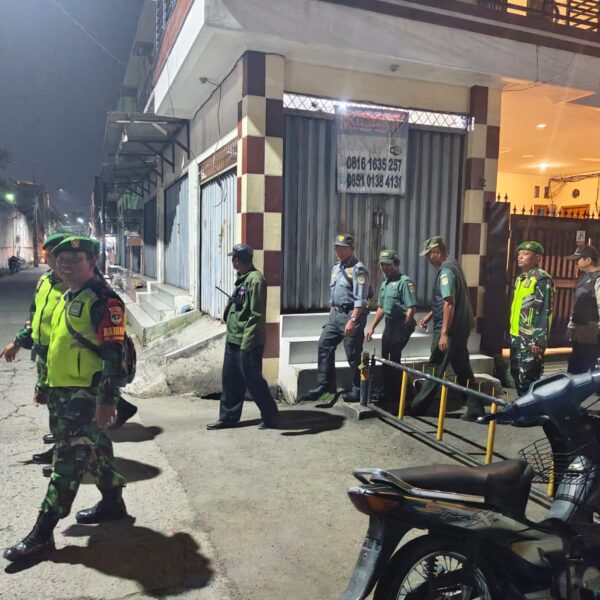 Koramil 01/Kranji Bersama Linmas dan Mitra Jaya, Patroli…