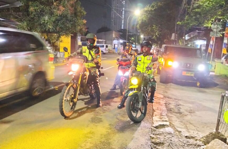 Patroli Gabungan Koramil 01/Kranji Bersama Mitra Jaya,…