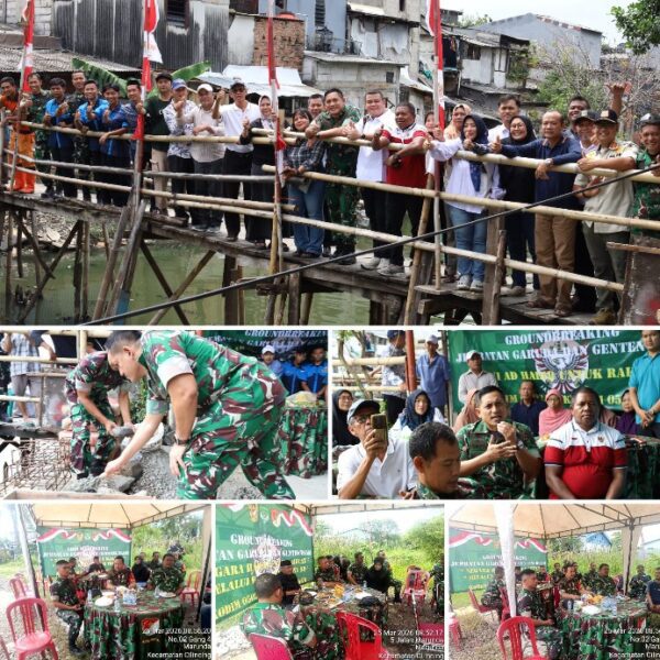 Pembangunan Jembatan Garuda Dimulai, Kodim 0502/JU Dukung Aksesibilitas…