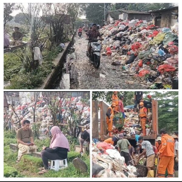 Sampah Menggunung di TPS Rawadas Pondok Kopi, Diangkut…
