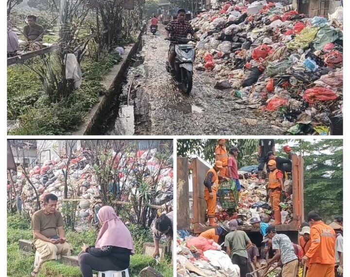 Sampah Menggunung di TPS Rawadas Pondok Kopi, Diangkut Empat Truk…