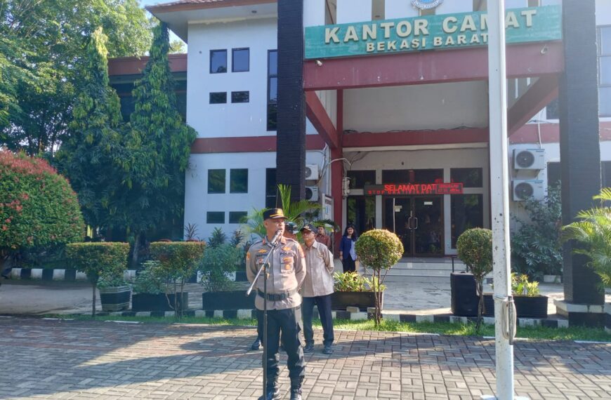 Kapolsek Bekasi Barat Halal Bihalal Perkuat Sinergitas Muspika Bekasi Barat