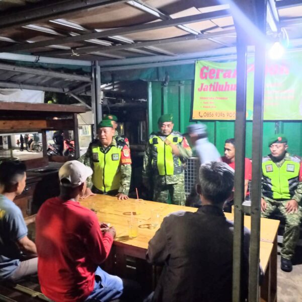 Koramil 04/Jati Asih Bersama Mitra Jaya, Patroli Malam&hellip;