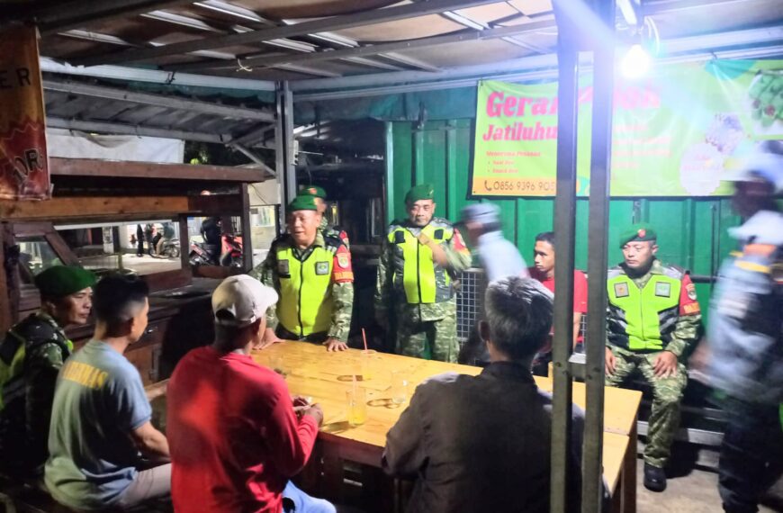 Koramil 04/Jati Asih Bersama Mitra Jaya, Patroli&hellip;