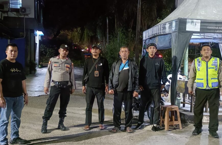 Polsek Bekasi Barat Patroli Ciptakan Situasi Kondusif