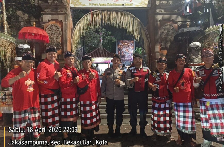 Polsek Bekasi Barat Amankan Giat Pujawali Ke-62 Pura&hellip;