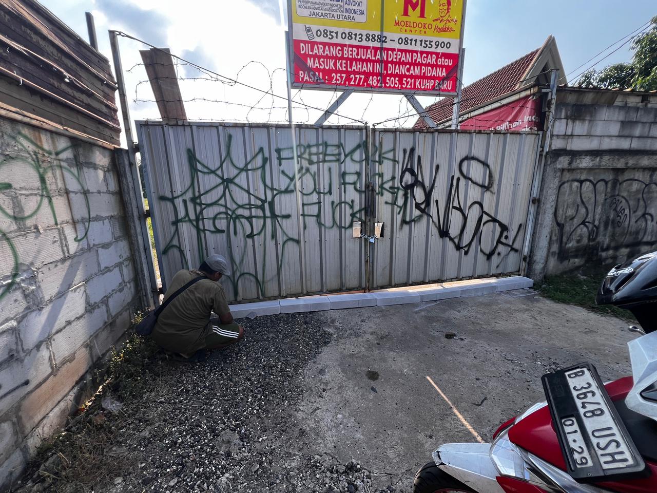 Lahan Milik Liliana Setiawan, Kembali di Serobot dan Dipasang Plang Oleh Pihak H.Muchaji