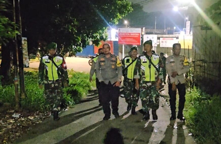 Sinergitas TNI, Polri, Satpol PP dan Linmas, Patroli&hellip;