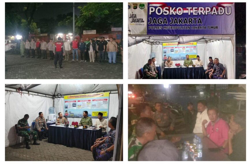 Patroli Malam Minggu, Koramil 04/Pulogadung Bersama Warga&hellip;