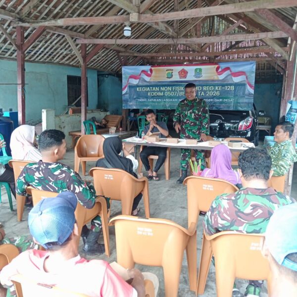 Tingkatkan Wawasan Warga, Satgas TMMD Ke-128 Kodim 0507/Bekasi&hellip;