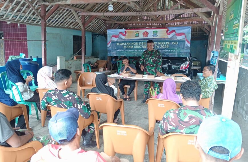 Tingkatkan Wawasan Warga, Satgas TMMD Ke-128 Kodim&hellip;