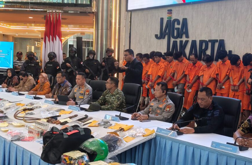 Polda Metro Jaya Ungkap 127 Kasus Kejahatan Jalanan, 173 Tersangka&hellip;