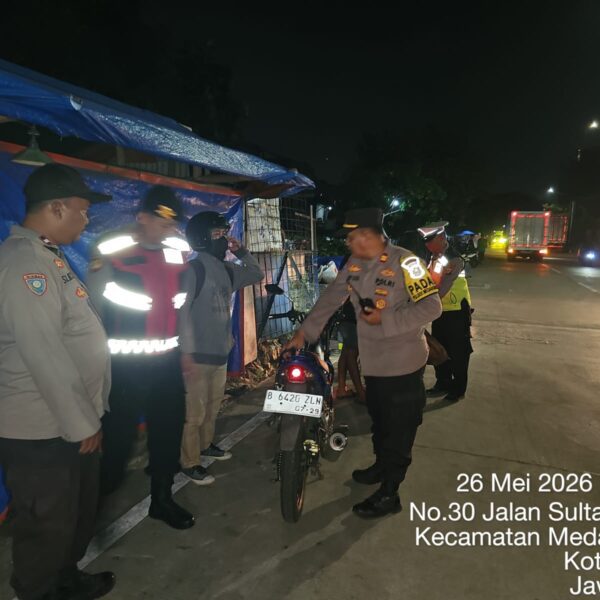 Patroli Malam KRYD, Polsek Medansatria Amankan Wilayah Rawan…