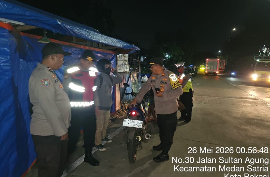 Patroli Malam KRYD, Polsek Medansatria Amankan Wilayah…