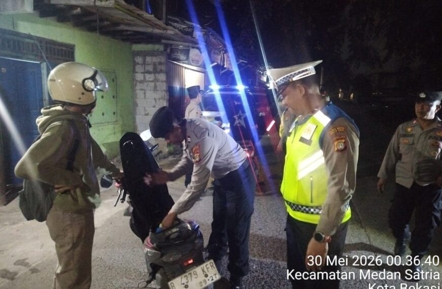 Polsek Medansatria Gelar KRYD dan Patroli Skala Sedang Antisipasi Guantibmas