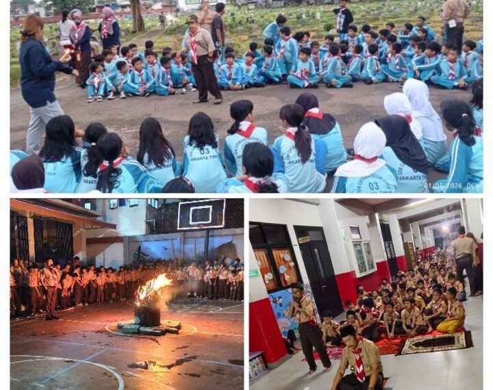 175 Siswa Ikuti Perkemahan Pramuka SDN Cipinang Besar Utara 03,&hellip;