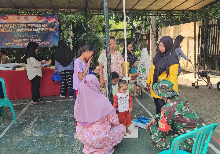 Peduli Generasi Sehat, TMMD Ke-128 Kota Bekasi Gelar…