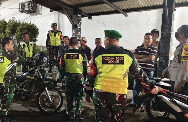 Sinergitas TNI-Polri dan Linmas, Koramil 02/Pondok Gede Intensifkan&hellip;