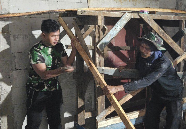 Tak Kenal Waktu, Satgas TMMD Ke-128 Kodim 0507/Bekasi&hellip;
