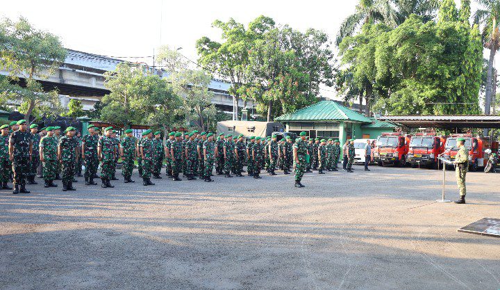 Apel Siaga Dilanjutkan Pengarahan Komandan Kodim 0502/Jakarta Utara
