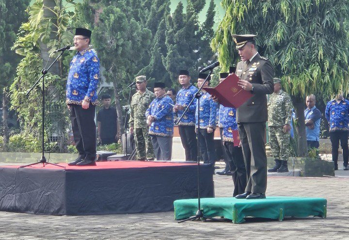 Kasdim 0507/Bekasi Hadiri Upacara Peringatan Hari Lahir Pancasila, Wakil Wali Kota Bekasi Pimpin Jalannya Upacara.
