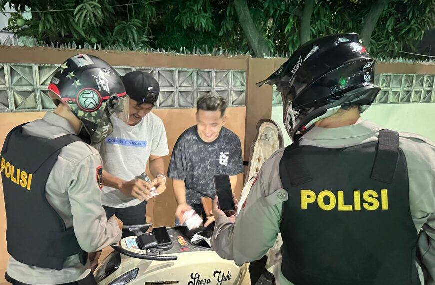 Sisir 4 Zona Krusial Hingga Fajar, Tim Beruang Polres Bekasi…