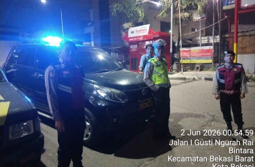 Intensifkan Patroli dan Razia Stasioner, Polsek Bekasi Barat&hellip;
