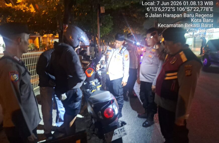 Kapolsek Bekasi Barat Pimpin Patroli KRYD dan Razia&hellip;