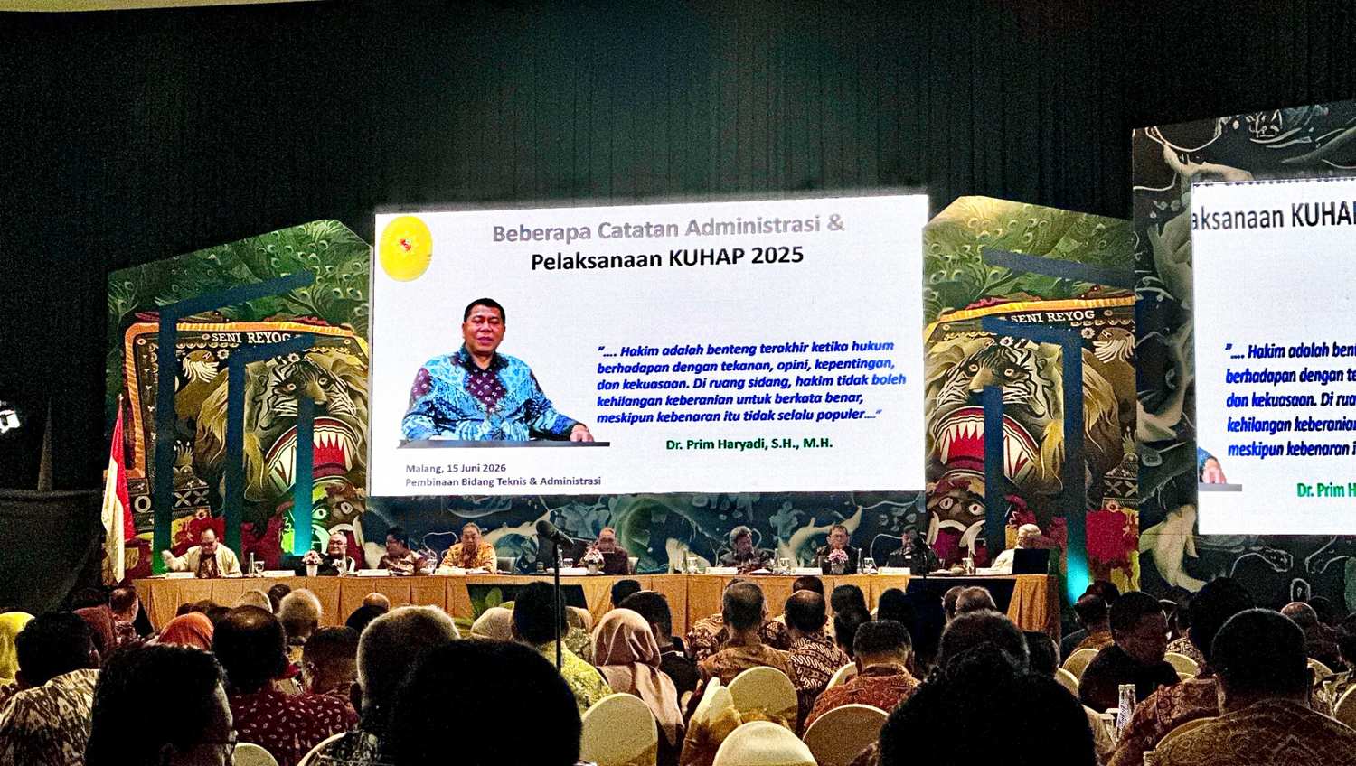 MA Dorong Kepatuhan Prosedural Perkara Pidana