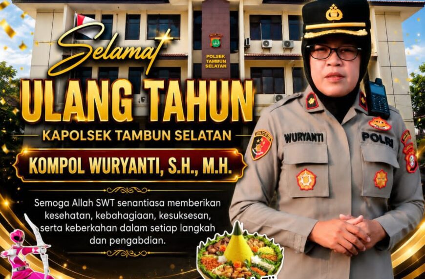 Kapolsek Tambun Selatan Kompol Wuryanti Rayakan Hari Ulang&hellip;