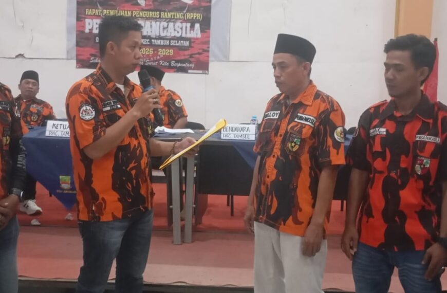 Syarifudin Kembali Terpilih Pimpin Pemuda Pancasila Ranting Lambang Sari Periode&hellip;