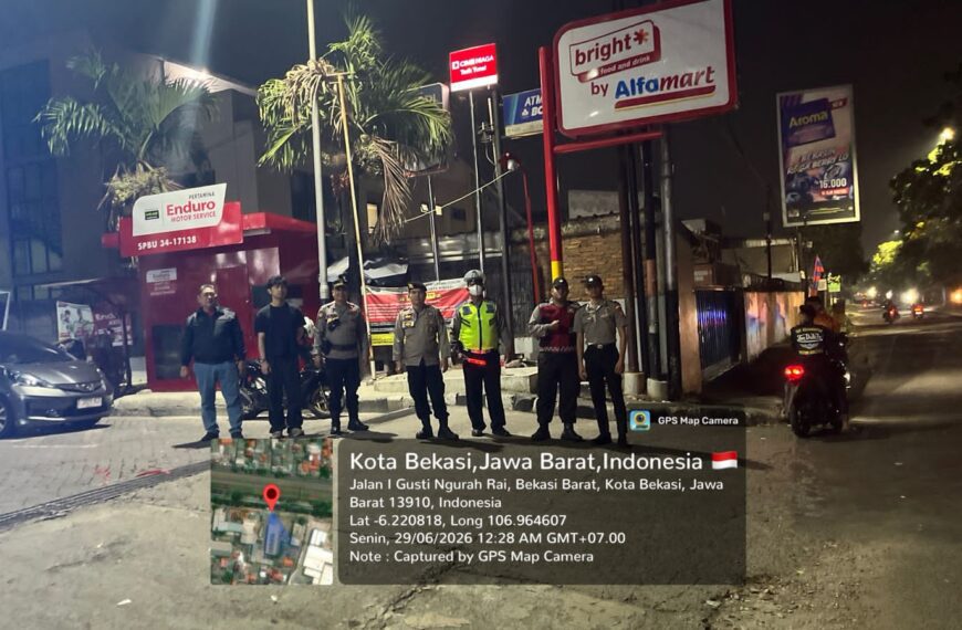 Polsek Bekasi Barat Gelar Razia Stasioner dan Patroli&hellip;