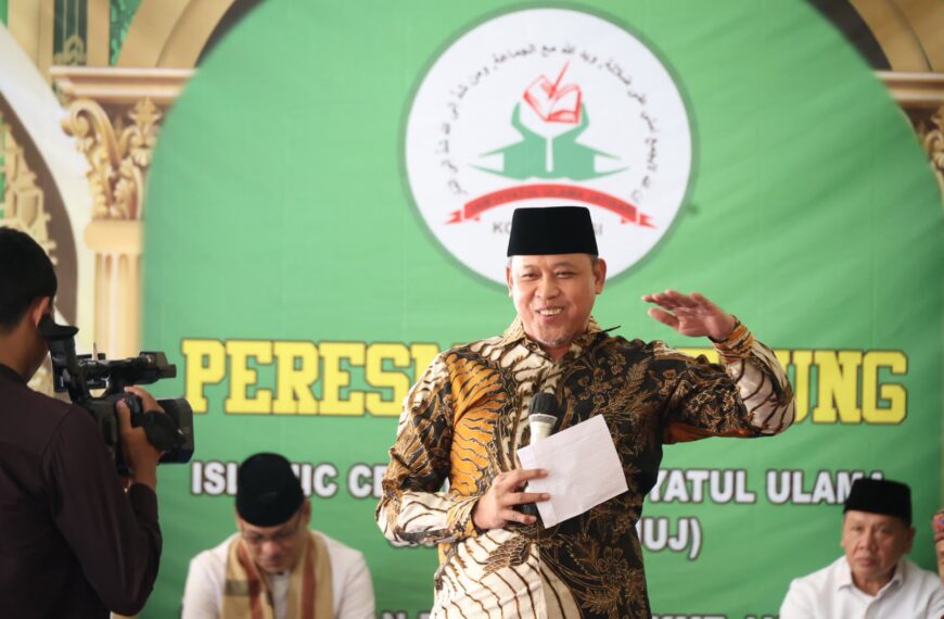 Tri Adhianto Resmikan Gedung Islamic Center Jamiyyatul…