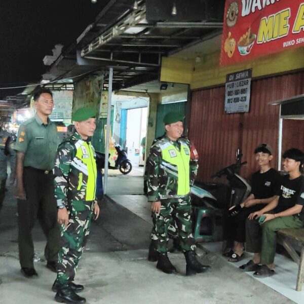 Patroli Malam Sinergitas Tiga Pilar, Koramil 01/Kranji Bersama…