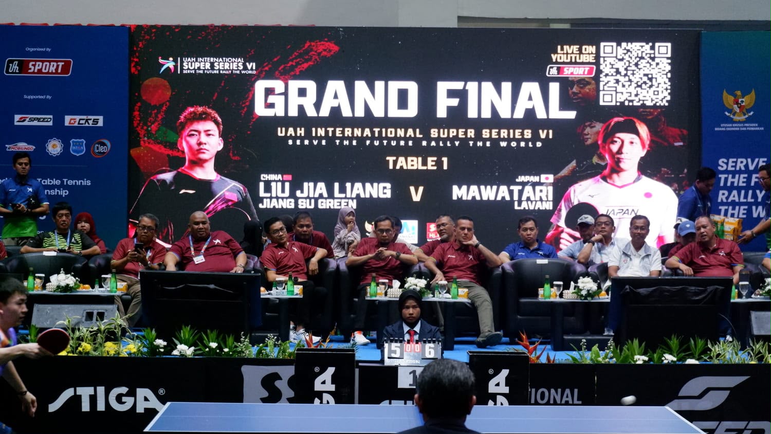 Dandim 0507/Bekasi Hadiri Penutupan Kejuaraan Internasional Tenis Meja UAH Super Series VI Bekasi Tahun 2026