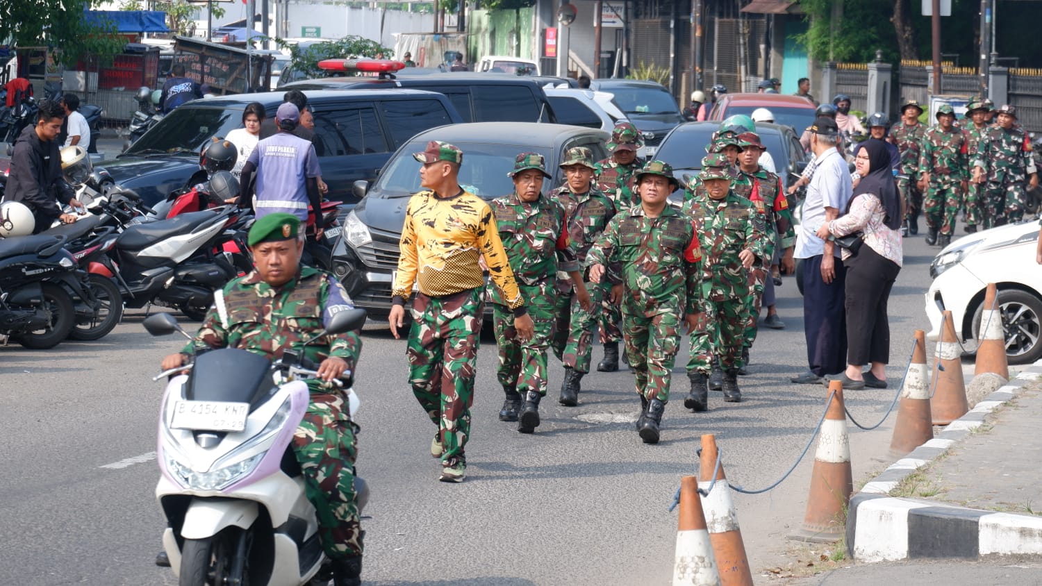 Hanmars 10 Km, Kodim 0507/Bekasi Tingkatkan Kesiapan Jasmani Prajurit
