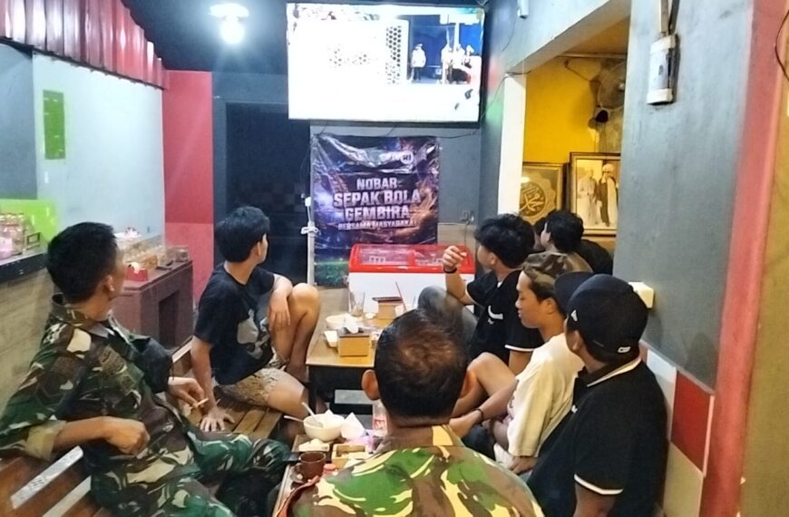 Nobar Bersama TNI Jadi Ajang Kebersamaan dan Penyerapan&hellip;