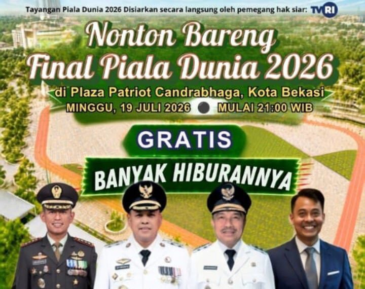 Tokoh Penting Kota Bekasi Siap Nobar Final Piala Dunia 2026,…