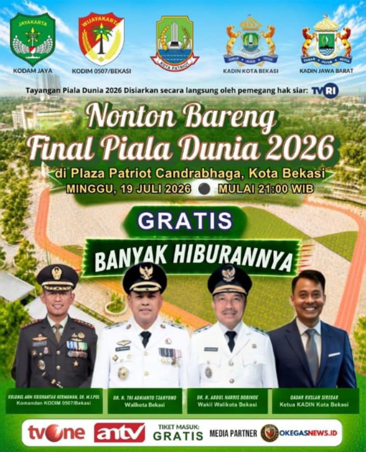 Tokoh Penting Kota Bekasi Siap Nobar Final Piala Dunia 2026, Jagoan Argentina atau Spanyol