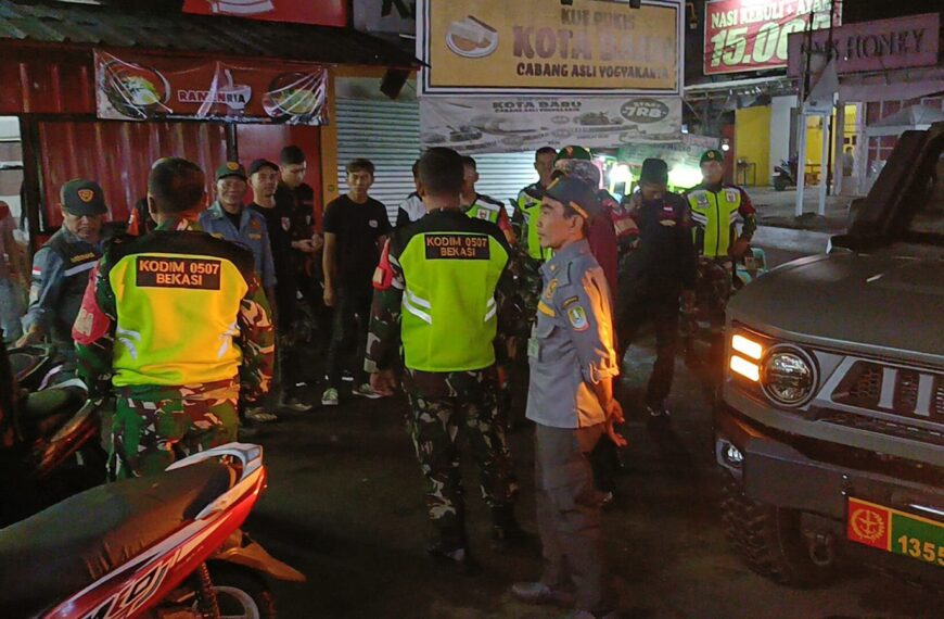 Sinergi TNI, Polri dan Linmas, Koramil 03/Teluk…