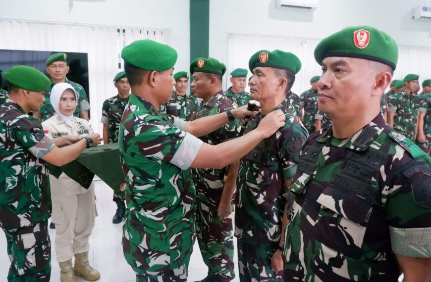 Pimpin Sertijab Danramil dan Korps Raport Masuk Satuan, Dandim 0507/Bekasi…
